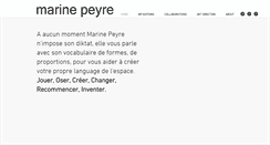 Desktop Screenshot of marinepeyre.com
